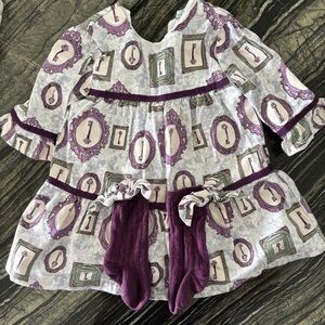 Tutto Piccolo dress and socks for girls